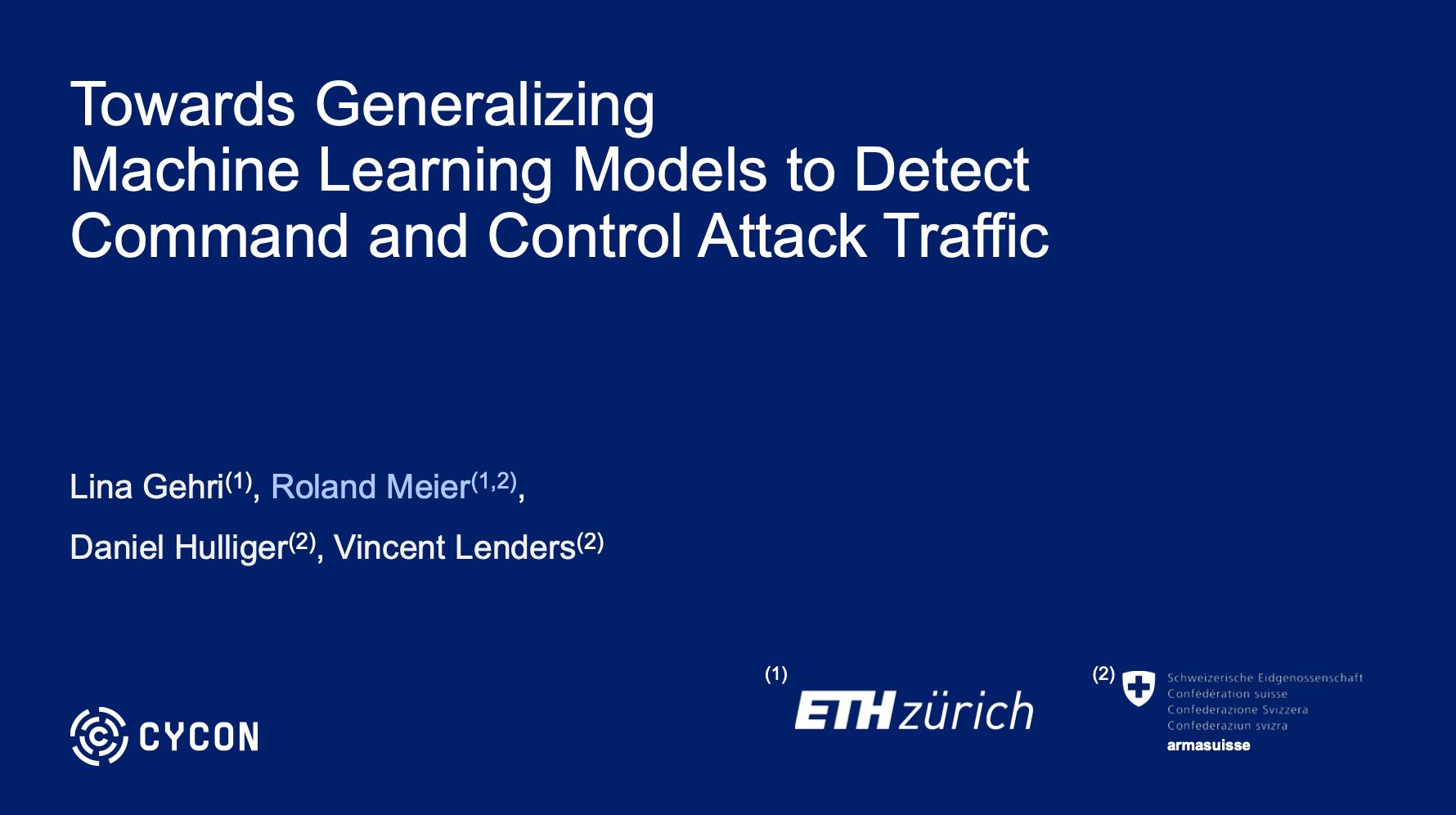 Towards Generalizing Machine Learning Models to Detect Command and Control Attack Traffic