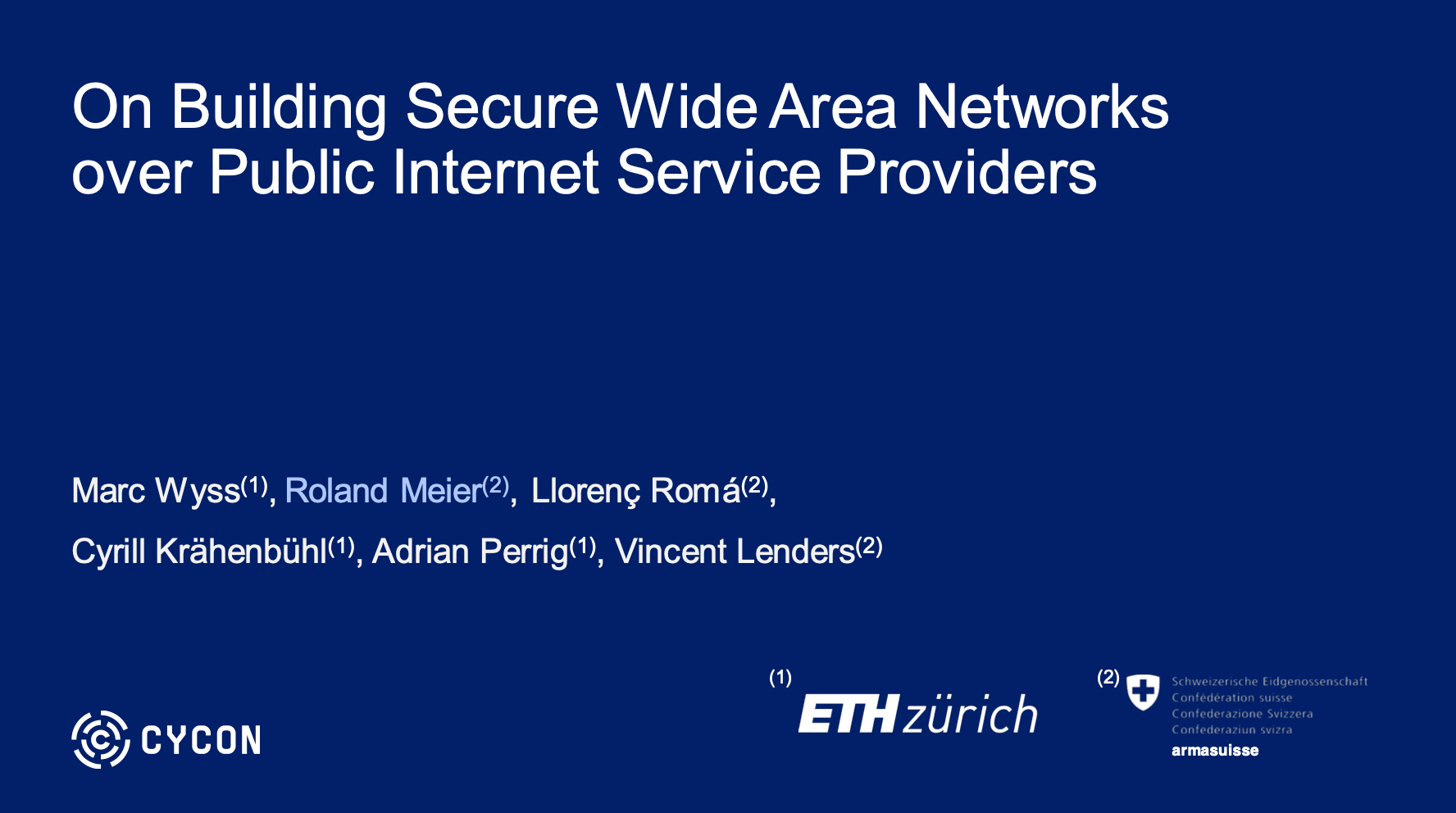 On Building Secure Wide Area Networks over Public Internet Service Providers